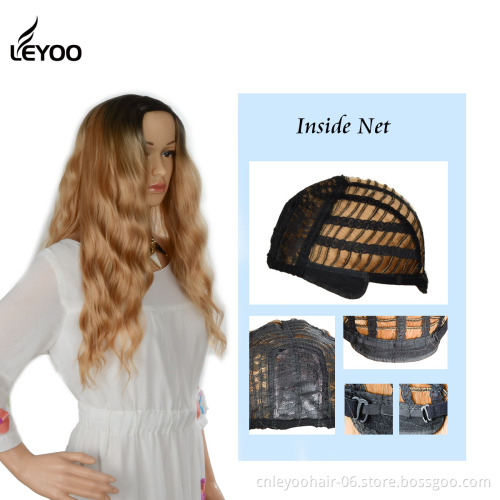 20 Inch Women Long Natural Wave Replaced Highlight 1b Honey Brown Color Curly Bob Human Hair Lace Front Wigs